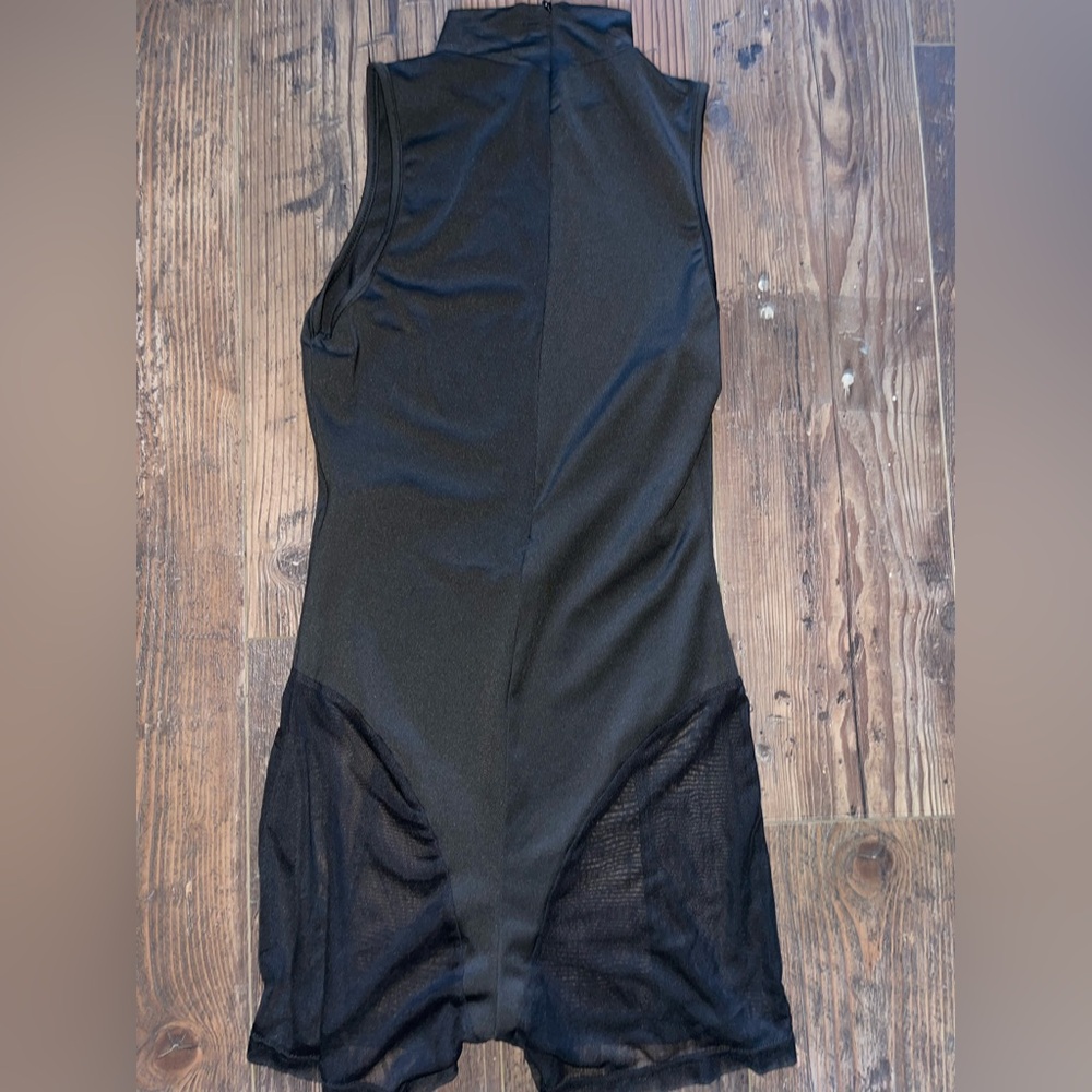 Black Mesh Bodysuit